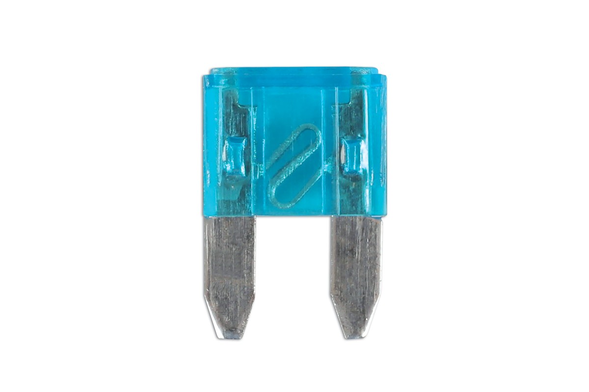 Connect Mini Blade Fuses 15A, Blue 25pc 30429