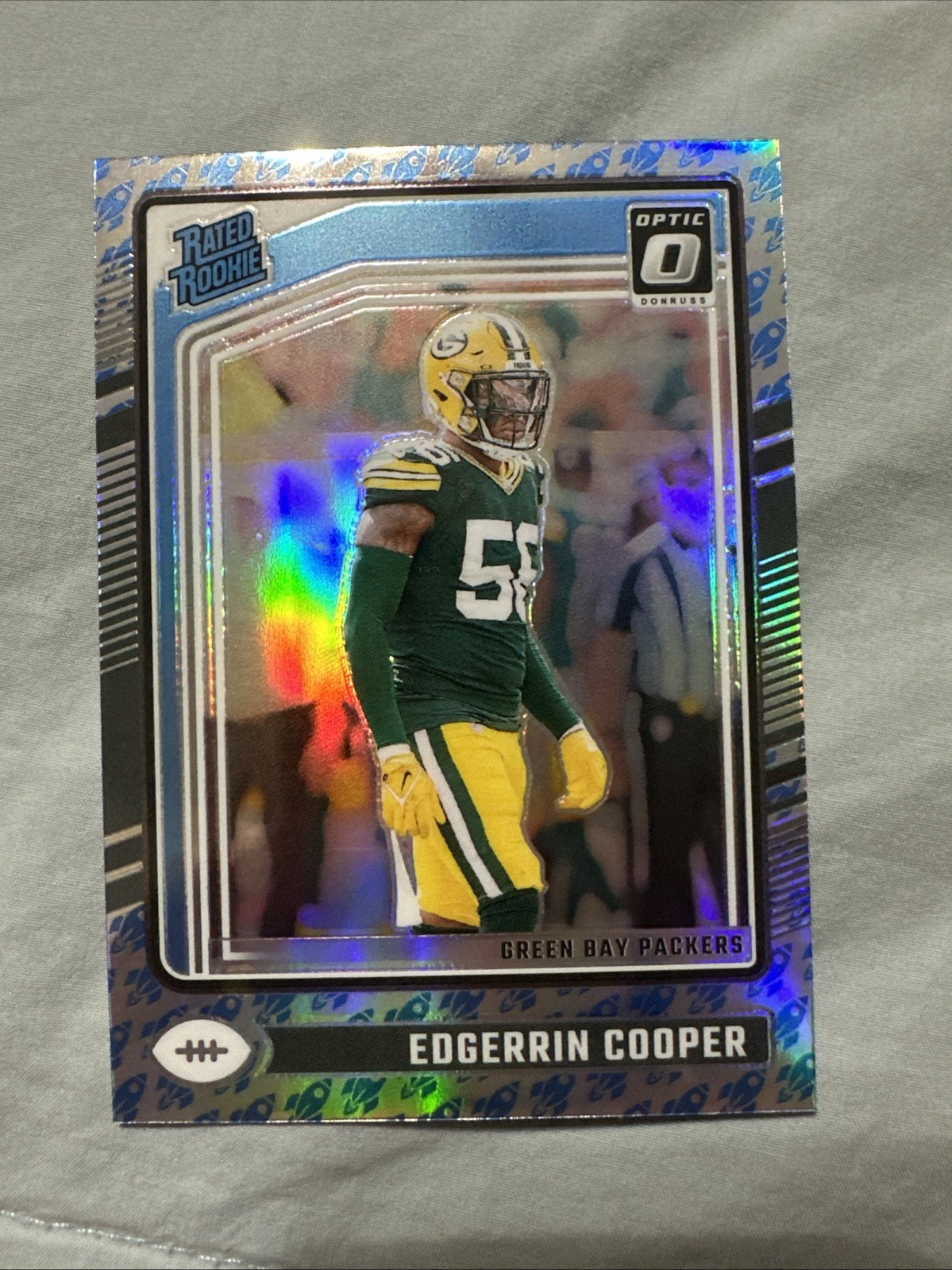 2024 Optic Edgerrin Cooper #231 Rocket Emoji 🚀 SSP Rockets Packers RC Rookie