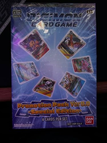 Digimon Card Game Promotion Pack Ver 0.0 -Special Edition Promos NEW/SEALED