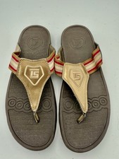 TheraShoe 40052 Women's Brown Leather Size 11 cushion wedge therapeutic