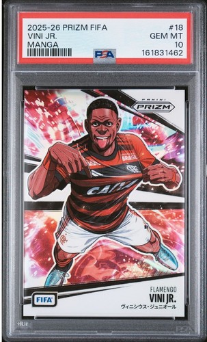Vini Jr. #18 2025 Panini Prizm FIFA Manga card