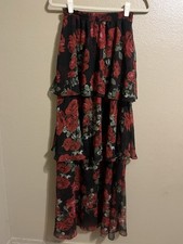 Show Me Your Mumu Women's Black and Red Dress