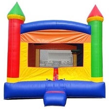 Commercial Inflatable Bounce House Rainbow Kids Bouncy Jumper Castle NO Blower