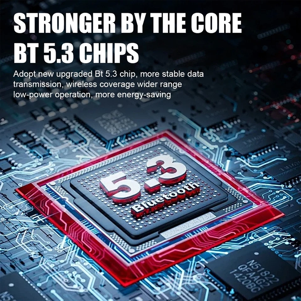 Bluetooth 5.3 Wireless Transmitter Receiver Car FM Aux Audio Adapter 3.5mm Jack - Image 4 of 4