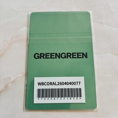 CORTIS GREENGREEN The 2nd EP JAPAN WVS UNI Luckydraw Official