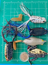 LOT 5 FROGS LURES FROG SPOT TOPWATER FISHING ...