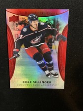 22-23 UD Trilogy Hockey Red Parallel 15 Cole Sillinger /499