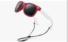 RIVBOS Kids Sunglasses Polarized UV Glasses Shades w/Strap Boys Girls RBK004