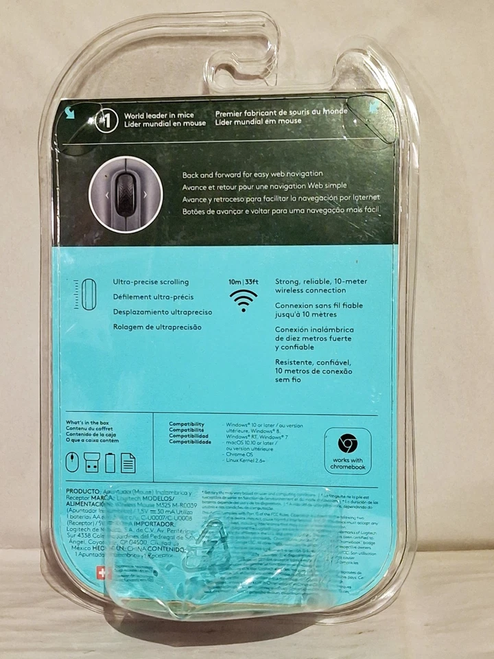 Logitech M325 Wireless Mouse - Black - Image 2 of 4