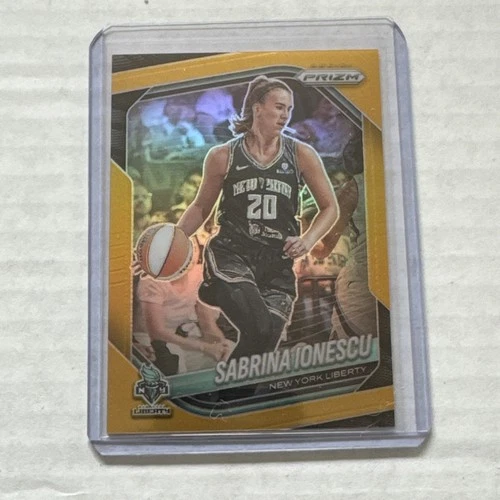 2025 Panini WNBA Prizm Sabrina Ionescu Gold /10