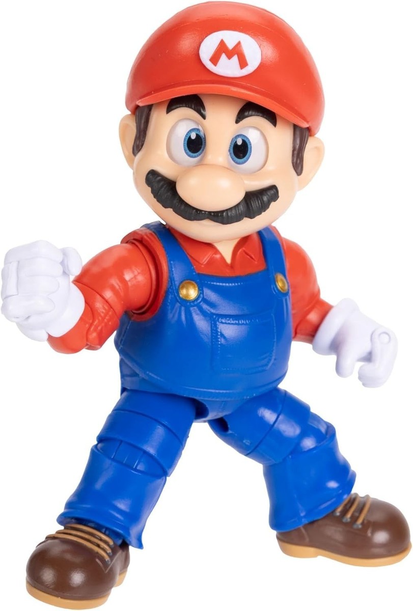 The Super Mario Galaxy Movie Mario 5 Inch Figure with Glow in Dark