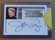 Star Trek The Complete Voyager CA1 Jeri Ryan Seven of Nine Autograph