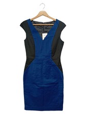 ZARA Tubino Donna Blu Elegante Business (IT 40, EU 36, INT S)