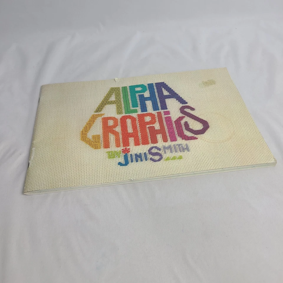 AlphaGraphics Vintage Pattern Book Jini Smith Alphabets Cross Stitch Needlepoint - Image 3 of 4
