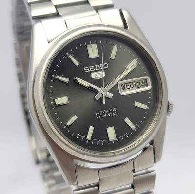 SEIKO 5 AUTOMATIC 7019-6081 DAY/DATE VINTAGE MEN S WATCH