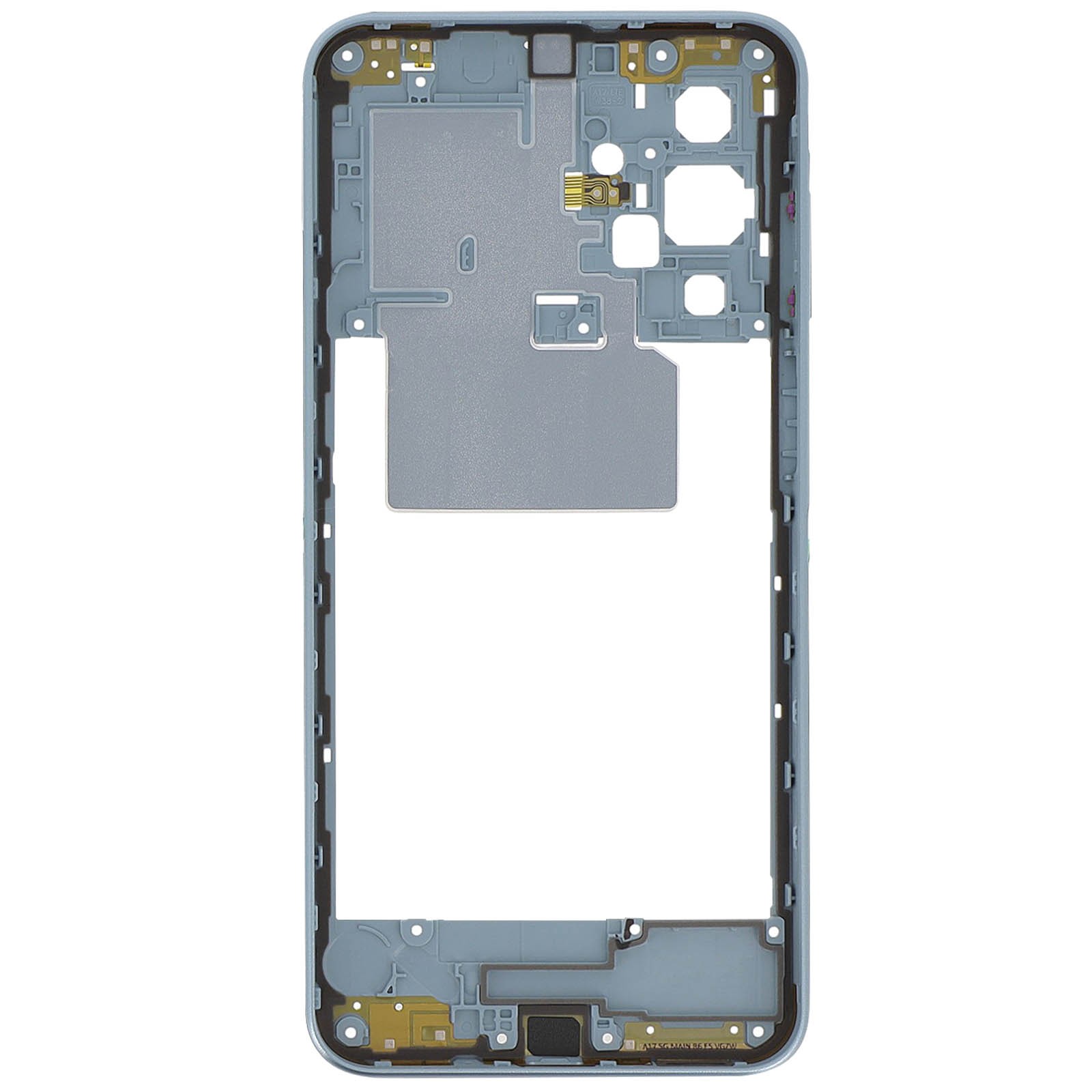 Châssis central Samsung Galaxy A17 4G bleu clair pièce détachée coque