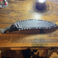 Cold Steel Gurkha Kukri Plus 12" 4034 Stainless Steel Blade Black Kray-Ex Handle