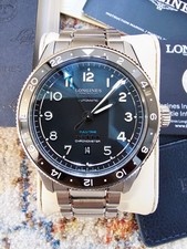 Longines Spirit Zulu Time GMT Black 42mm Automatic L3.812.4.63.6 COSC