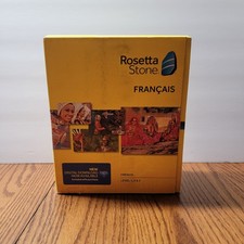 Rosetta Stone Version 4 French Level 1,2,and 3. New Open Box Unused See Photos