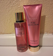 Victoria's Secret Pure Seduction Pink Body Mist Spray  Lotion Set/Kit Women