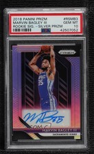 2018-19 Prizm Rookie Signatures Silver Marvin Bagley III PSA 10 GEM MT Auto 0y8e