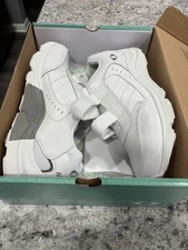 APEX  Men's Leather Athletic SHOES  White Double Strap Size 9.5 NEW In Box