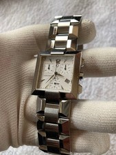 CONCORD Square Chronograph Quartz Watch Silver Date Running Swiss Vintage Japan