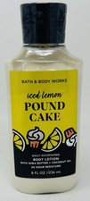 1 ICED LEMON POUND CAKE BATH  BODY WORKS HAND BODY LOTION CREAM 8 FL OZ SHEA