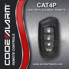 NEW Code Alarm CAT4P  1-Way 4-Button Remote Replaces CATX4 CATX50 CATXMT TCBMT