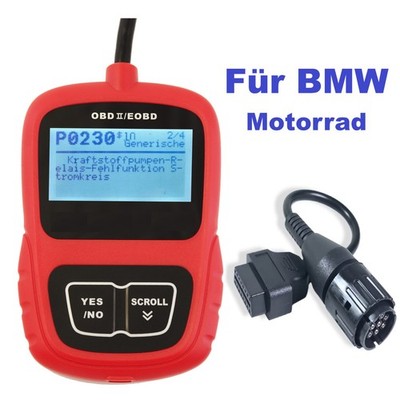 Diagnose für BMW Motorrad Scanner OBD2 10 Pin Diagnosegerät #30