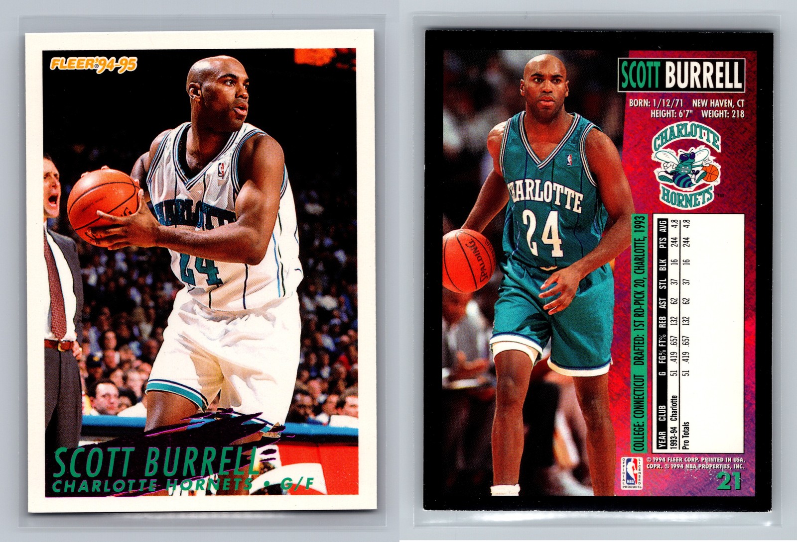 1994-95 Fleer #21 Scott Burrell