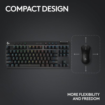 G PRO X TKL LIGHTSPEED Gaming Keyboard-BLACK-US-2.4GHZ/BT-LINEAR