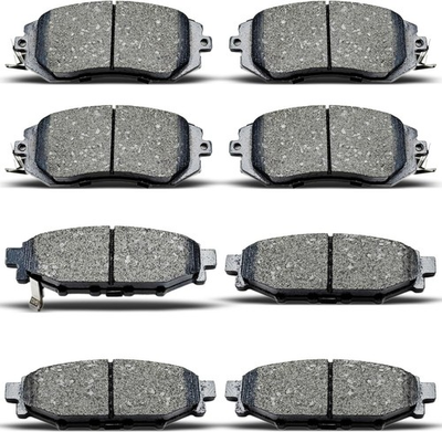 #ad Replacement 8PCS Front Rear Ceramic Brake Pads Kit Fits 2011 2018 For Subaru For $73.40