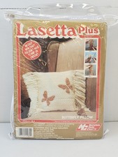 Vintage Lasetta Plus Butterfly Pillow Craft Creation Kit L50 Design 272 673