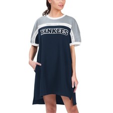 Women's G-III 4Her by Carl Banks Navy/Gray New York Yankees Circus Catch Sneaker