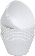Extra Large Silicone Cupcake Muffin Cups 12 Pcs, 3.54 Inch Reusable Muffin