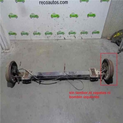 HINTERACHSE / BURRA 27 / TAMBOR 5 AGUJEROS / 2495017 FÜR PEUGEOT BOXER CAJA CERR