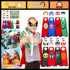 Superhero Capes for Kids 3-10 Years - Dress Up Costumes, Party Supplies, Christm