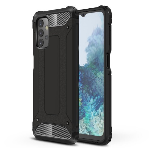 Samsung Galaxy A32 Shockproof Rugged Case With Tempered Glass Screen Protector
