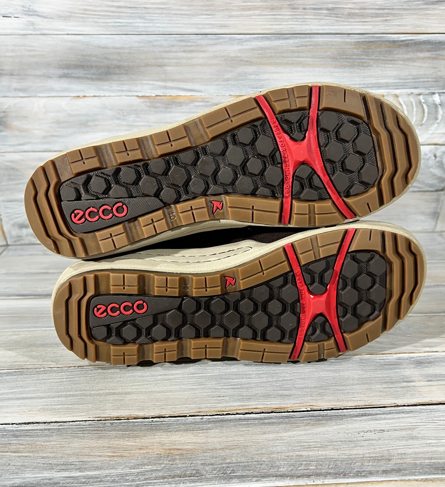 Ecco Siberia Hydromax Waterproof Leather Winter Boots Shoes Brown eBay