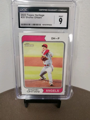 2023 Topps Heritage 20 Shohei Ohtani CGC 9