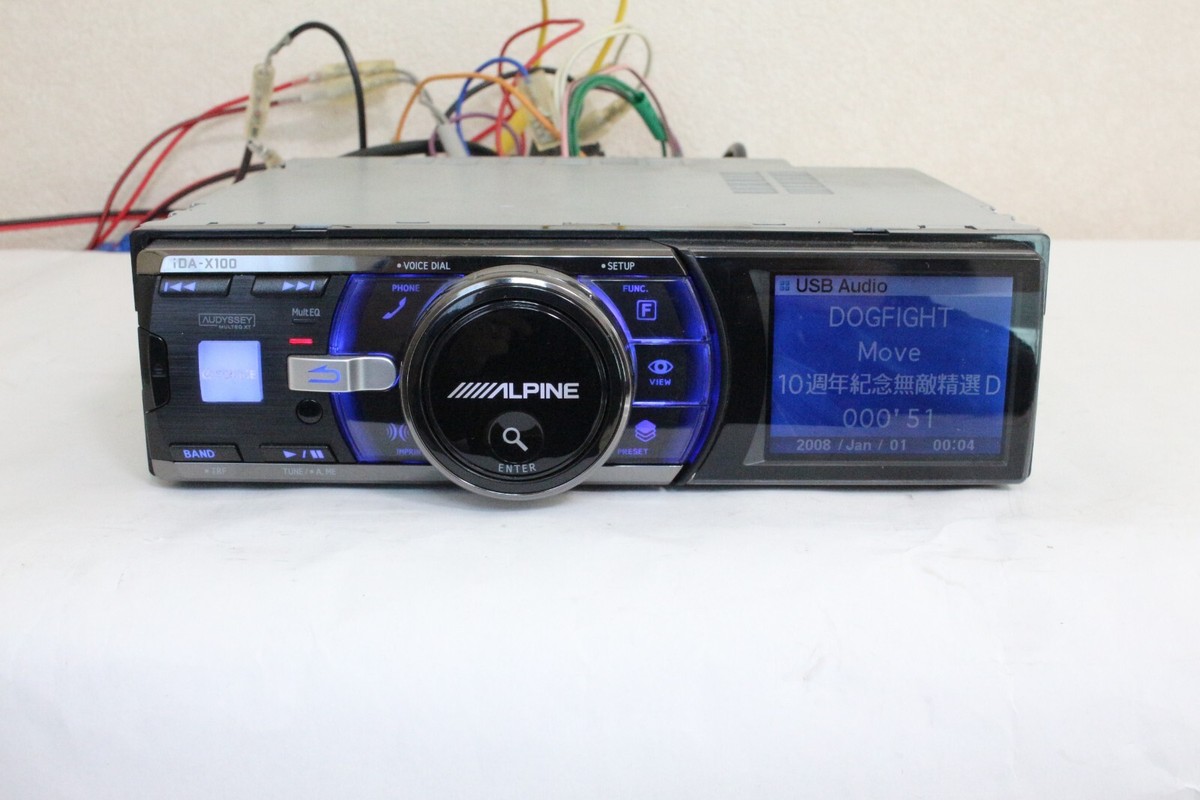 ALPINE IDA-X100 カーオーディオ Alpine iDA-X100 Digital media receiver at Crutchfield