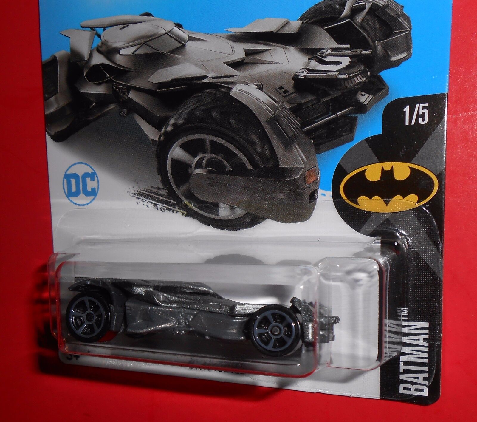 Carrinho Hot Wheels Pack Cartela C/ 5 - Edição Batman Mattel