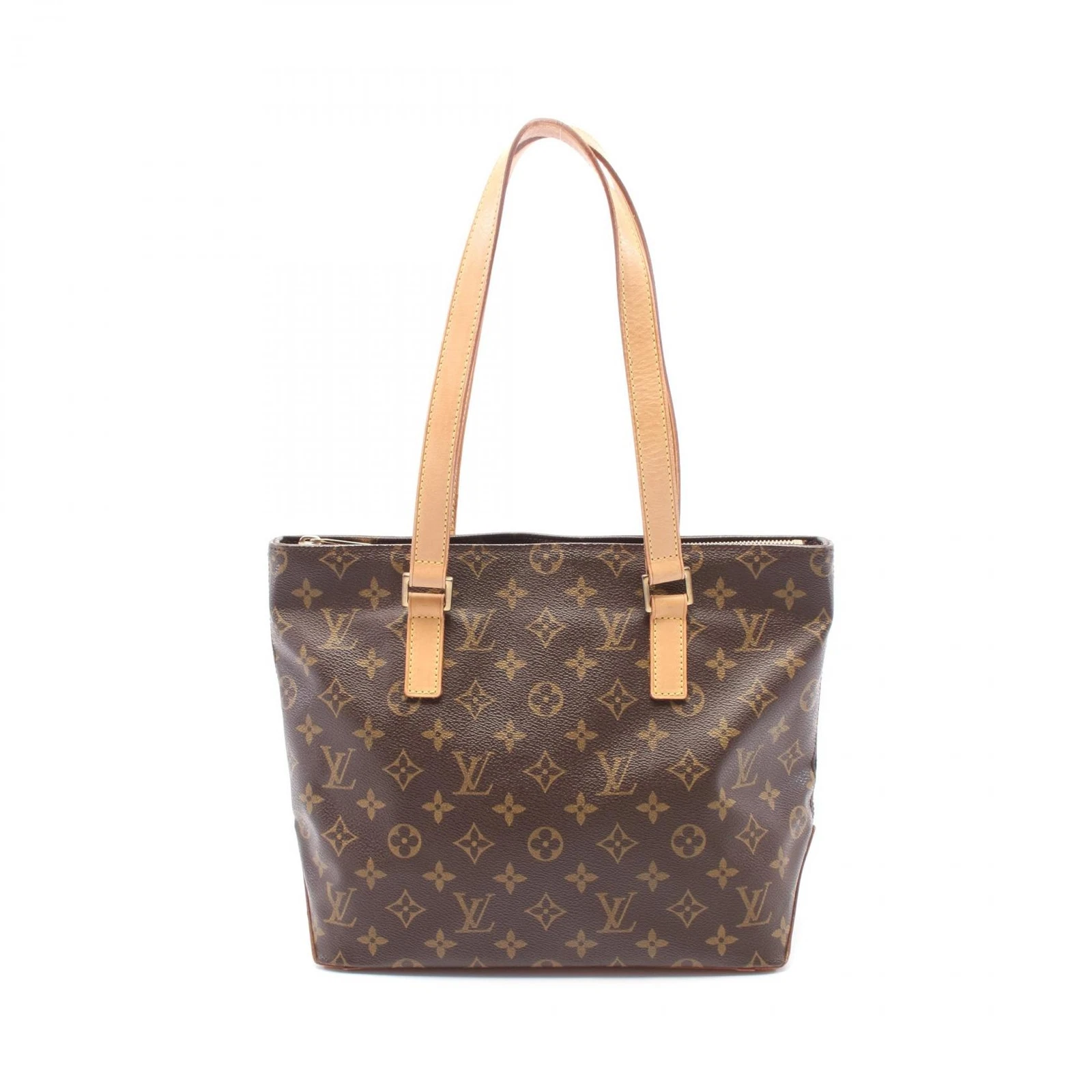 LOUIS VUITTON（LV） Borsa a tracolla Louis Vuitton Cabas pianoforte M51148 monogramma pelle marrone usata LV