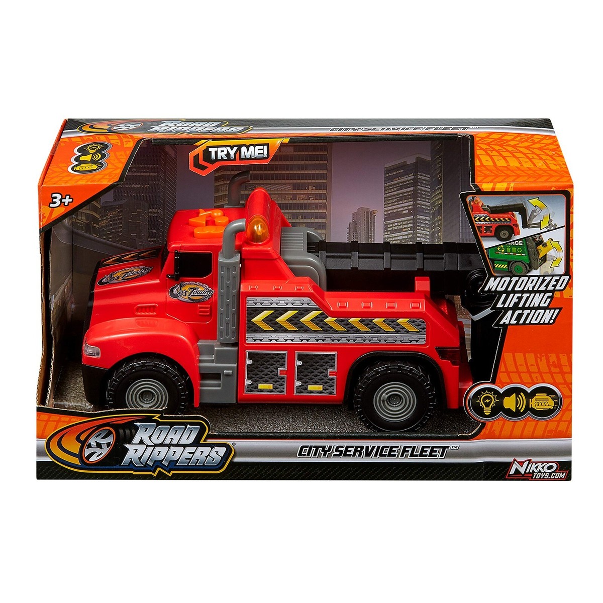 NIKKO ROAD RIPPERS Tow Truck / Auto City Service Fleet / Push