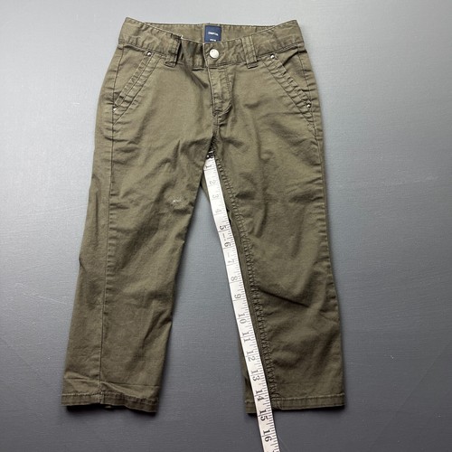 GapKids Pants Boys Size 7 Green Cropped Capri Casual Relaxed Fit Outdoor Play - Picture 6 of 9