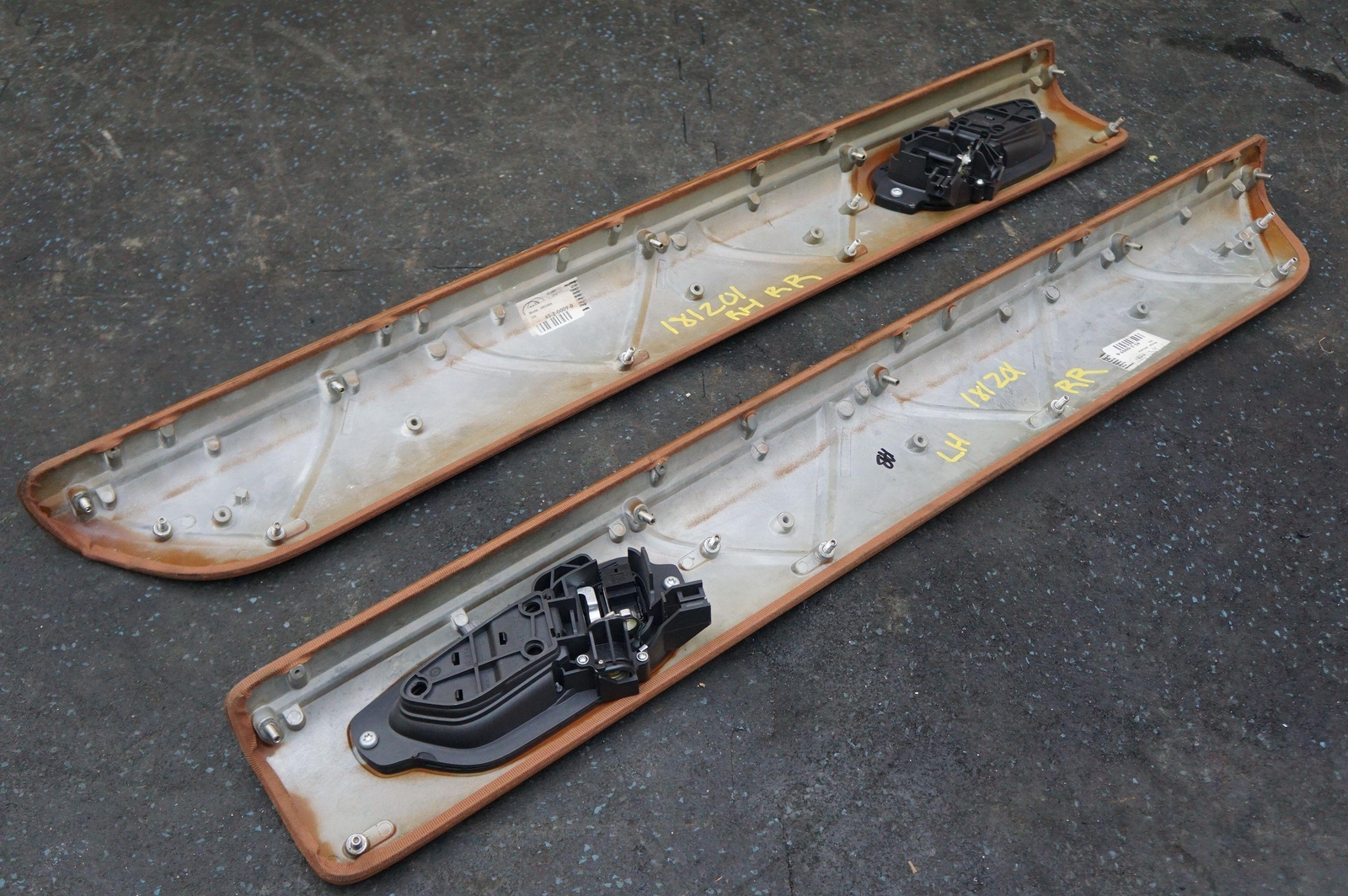 Set 2 Rear Door Wood Trim Panel 3W5868085H Bentley Continental Flying Spur 2010