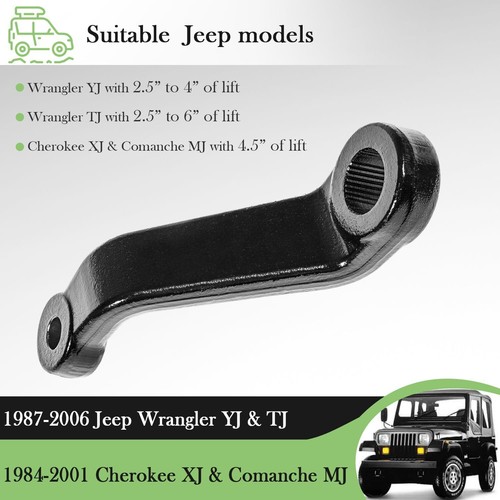 Rough Country Drop Pitman Arm 6605 for Jeep Wrangler TJ YJ 87-06, Cherokee XJ - Picture 8 of 15