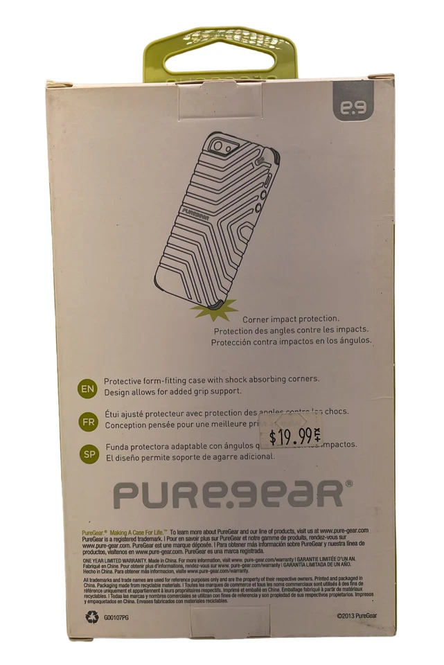 Funda de impacto PureGear GripTek para Motorola Moto X - lavanda / púrpura Foto 2 de 4