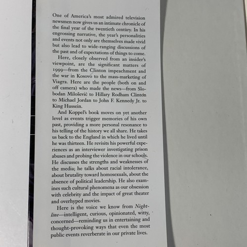 Ted Koppel - Off Camera Private Thoughts Made Public Buch erschienen 2000 - Bild 5 von 7